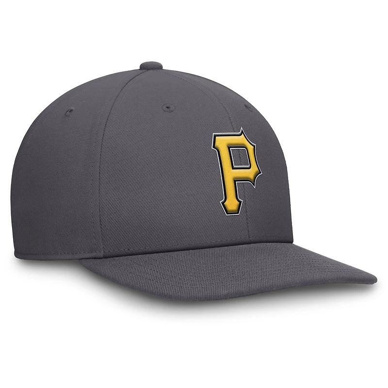 Casquette Snapback Pro Performance pour homme Nike grise des Pirates de Pittsburgh