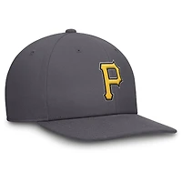 Casquette Snapback Pro Performance pour homme Nike grise des Pirates de Pittsburgh
