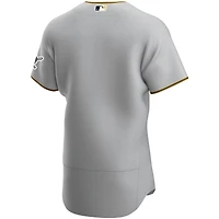 Maillot d'équipe authentique Nike Pittsburgh Pirates Road pour homme, gris