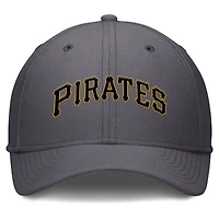 Casquette Nike Performance Flex grise pour homme avec logo Swoosh des Pirates de Pittsburgh