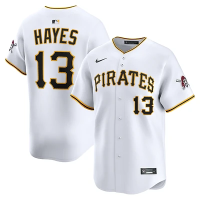Maillot de joueur alternatif Nike Ke'Bryan Hayes pour homme des Pirates Pittsburgh, édition limitée, blanc