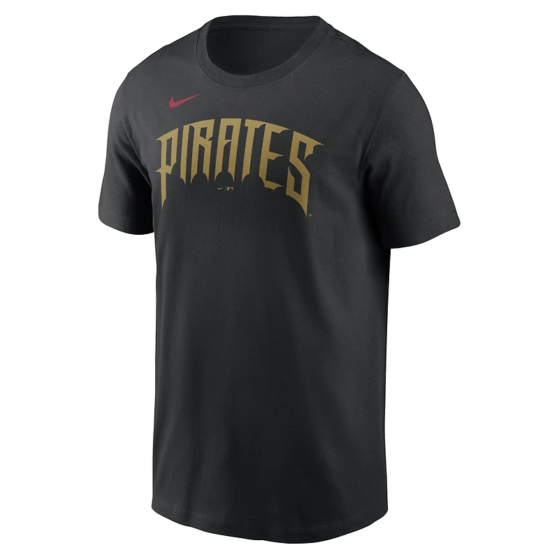 Men's Nike Konnor Griffin Black Pittsburgh Pirates 2026 City Connect Name & Number T-Shirt