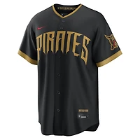 Maillot Nike Konnor Griffin noir Pittsburgh Pirates 2026 City Connect Stadium pour homme
