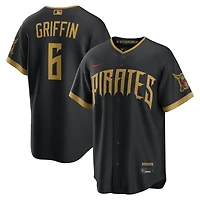 Men's Nike Konnor Griffin Black Pittsburgh Pirates 2026 City Connect Stadium Jersey