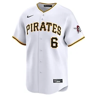 Men's Nike Konnor Griffin White Pittsburgh Pirates Home Limited Jersey