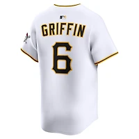 Men's Nike Konnor Griffin White Pittsburgh Pirates Home Limited Jersey