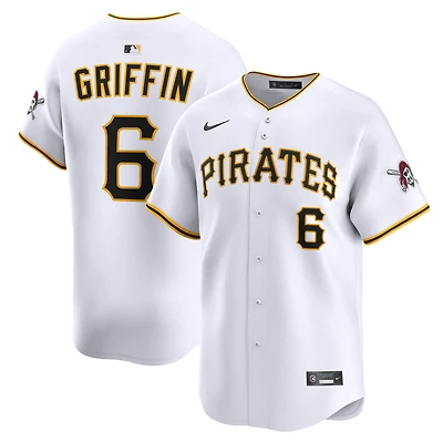 Maillot domicile Nike Konnor Griffin blanc Pittsburgh Pirates pour homme