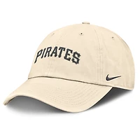 Casquette ajustable Nike Natural Pittsburgh Pirates Camo Pack Club pour homme