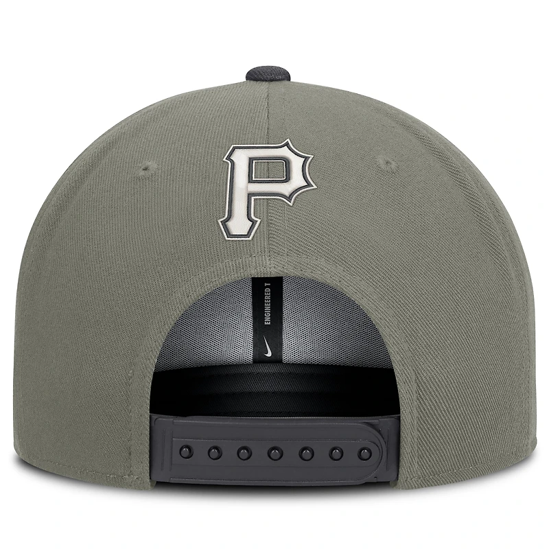 Men's Nike Olive Pittsburgh Pirates Pro Dri-FIT Snapback Hat