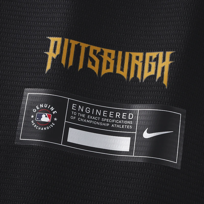 Men's Nike Oneil Cruz Black Pittsburgh Pirates 2026 City Connect Stadium Jersey