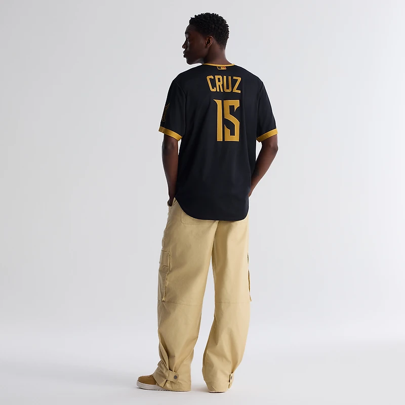 Men's Nike Oneil Cruz Black Pittsburgh Pirates 2026 City Connect Stadium Jersey