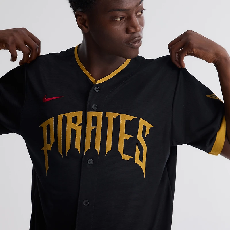 Maillot Nike Oneil Cruz noir Pittsburgh Pirates 2026 City Connect Stadium pour homme