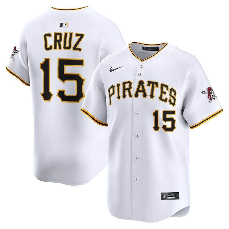 Maillot de joueur alternatif Nike Oneil Cruz pour homme, blanc, Pirates Pittsburgh, édition limitée