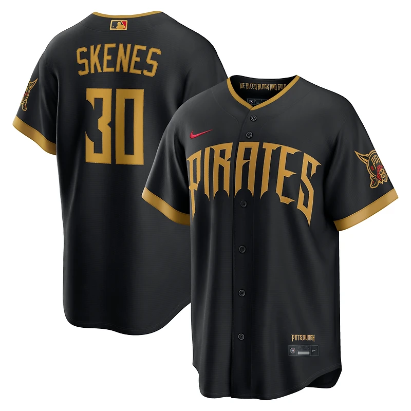 Men's Nike Paul Skenes Black Pittsburgh Pirates 2026 City Connect Stadium Jersey