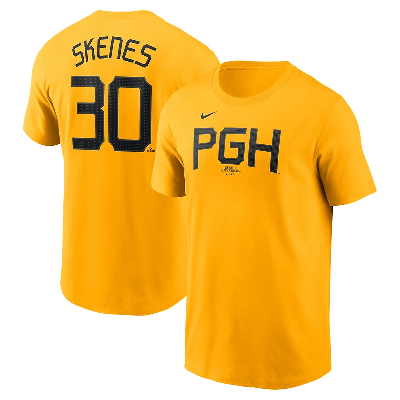 T-shirt avec nom et numéro Nike Paul Skenes pour hommes, Pittsburgh Pirates Fuse