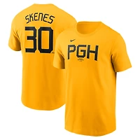 T-shirt avec nom et numéro Nike Paul Skenes pour hommes, Pittsburgh Pirates Fuse