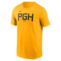 T-shirt avec nom et numéro Nike Paul Skenes pour hommes, Pittsburgh Pirates Fuse