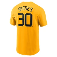 T-shirt avec nom et numéro Nike Paul Skenes pour hommes, Pittsburgh Pirates Fuse