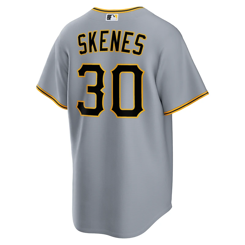 Men's Nike Paul Skenes Gray Pittsburgh Pirates Road Replica Jersey