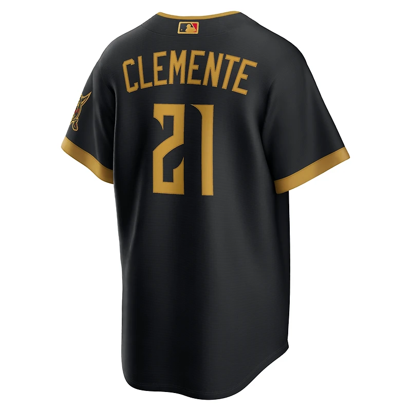 Men's Nike Roberto Clemente Black Pittsburgh Pirates 2026 City Connect Stadium Jersey