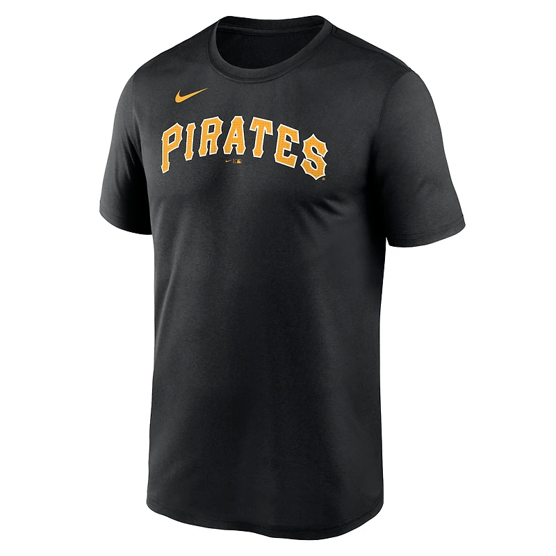 T-shirt Nike Roberto Clemente pour homme, noir, avec nom et numéro de légende des Pirates Pittsburgh