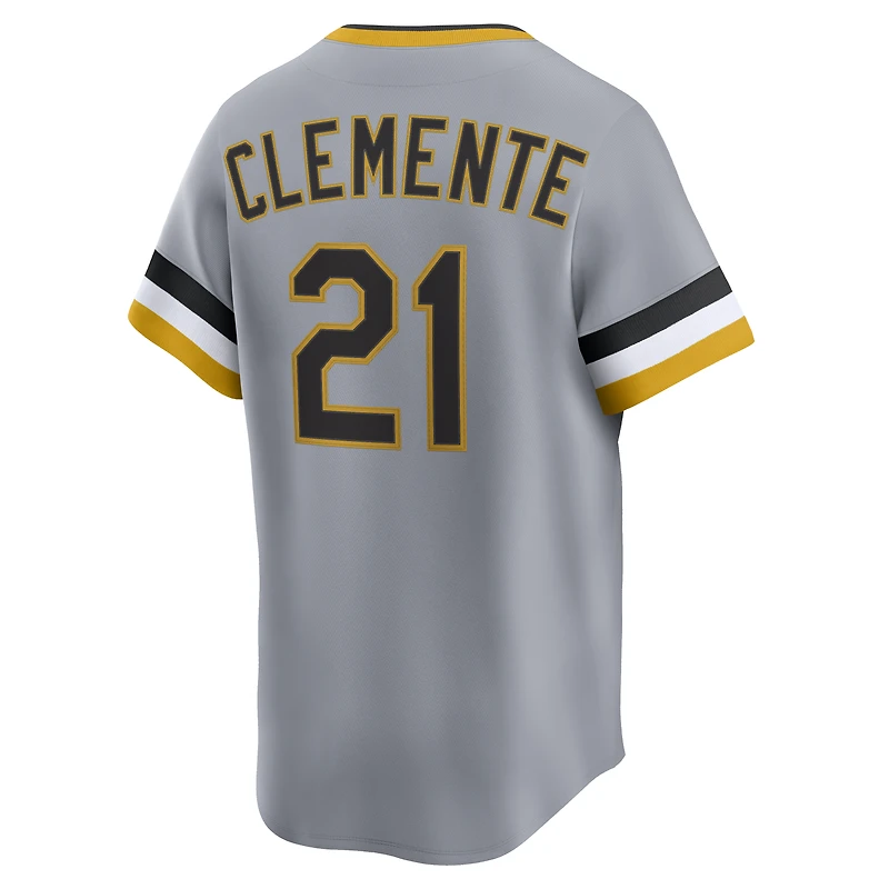 Maillot Nike Roberto Clemente blanc pour homme des Pirates de Pittsburgh, collection limitée Cooperstown