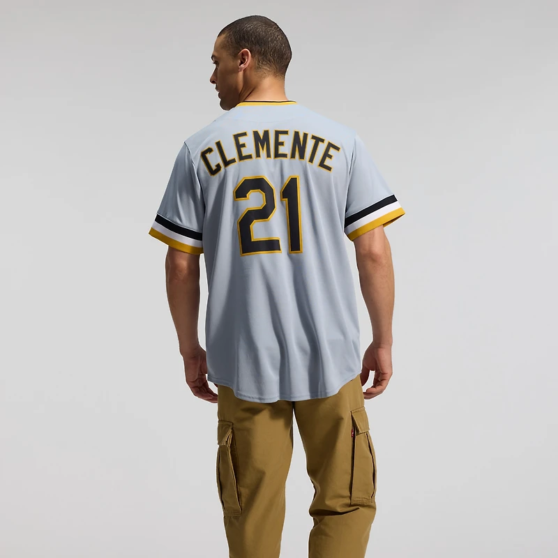 Maillot Nike Roberto Clemente blanc pour homme des Pirates de Pittsburgh, collection limitée Cooperstown