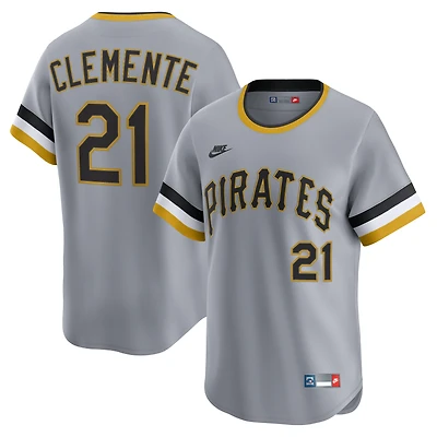 Maillot Nike Roberto Clemente blanc pour homme des Pirates de Pittsburgh, collection limitée Cooperstown