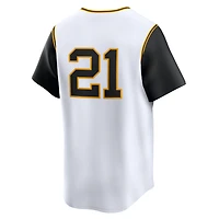 Maillot Nike Roberto Clemente blanc pour homme des Pirates de Pittsburgh, collection limitée Cooperstown
