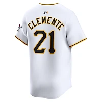 Maillot de joueur Nike Roberto Clemente Pittsburgh Pirates Home Limited blanc pour homme