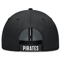 Men's Nike White/Black Pittsburgh Pirates Club Performance Adjustable Hat
