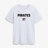 Men's Nike White Pittsburgh Pirates Bold Team Name T-Shirt
