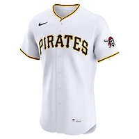 Maillot Nike blanc domicile Elite des Pirates de Pittsburgh pour homme