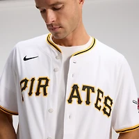 Maillot Nike blanc à domicile des Pirates de Pittsburgh pour homme