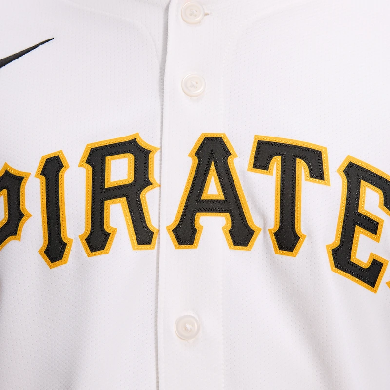 Maillot Nike blanc à domicile des Pirates de Pittsburgh pour homme
