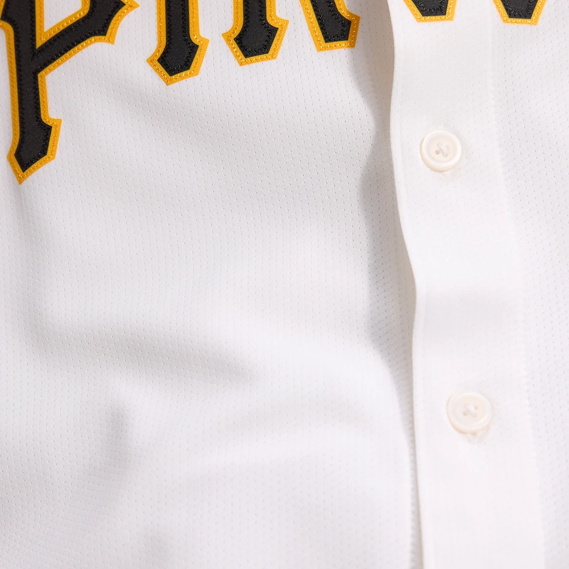 Maillot Nike blanc à domicile des Pirates de Pittsburgh pour homme