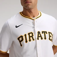 Maillot Nike blanc à domicile des Pirates de Pittsburgh pour homme