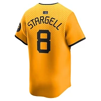 Men's Nike Willie Stargell Gold Pittsburgh Pirates City Connect Limited Player Jersey