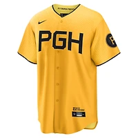 Men's Nike Willie Stargell Gold Pittsburgh Pirates City Connect Replica Player Jersey