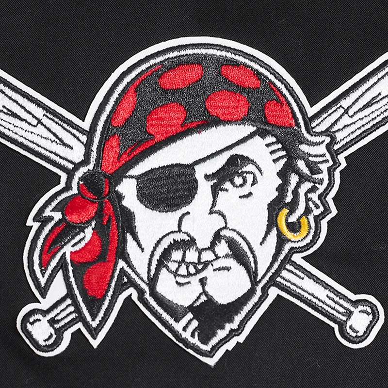Men's Pro Standard Black Pittsburgh Pirates Area Code Twill Full-Zip Jacket
