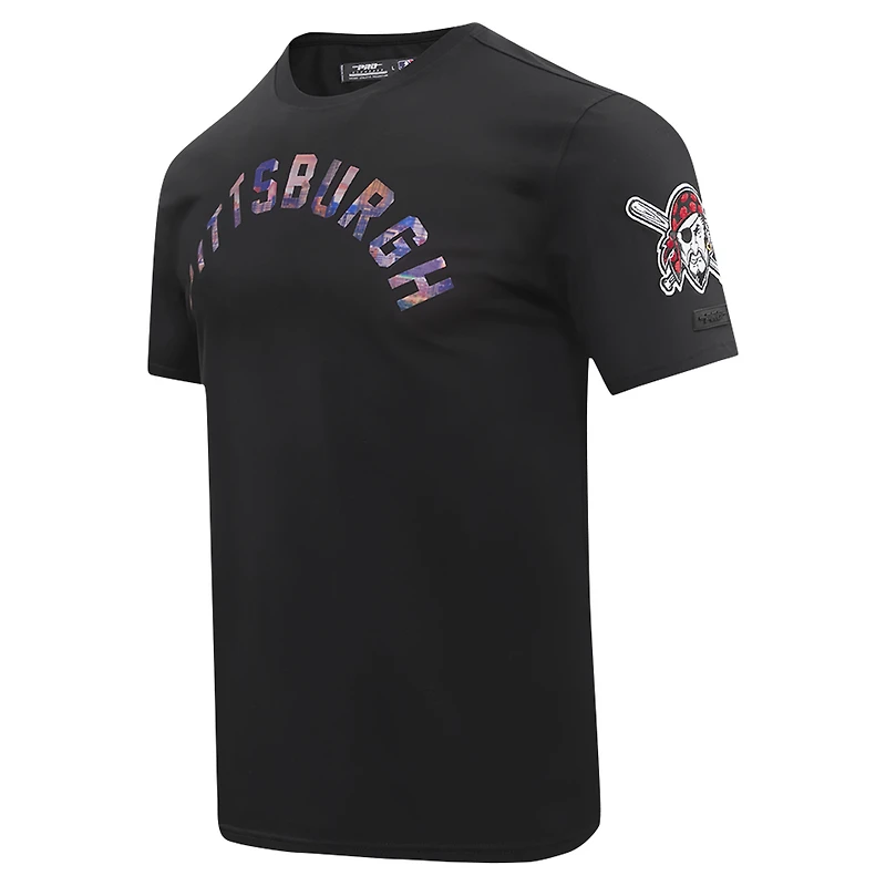 T-shirt noir Pro Standard pour hommes, paysage urbain des Pirates de Pittsburgh