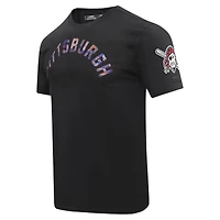 T-shirt noir Pro Standard pour hommes, paysage urbain des Pirates de Pittsburgh