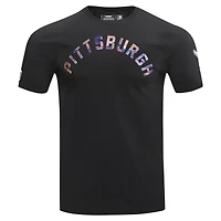 T-shirt noir Pro Standard pour hommes, paysage urbain des Pirates de Pittsburgh
