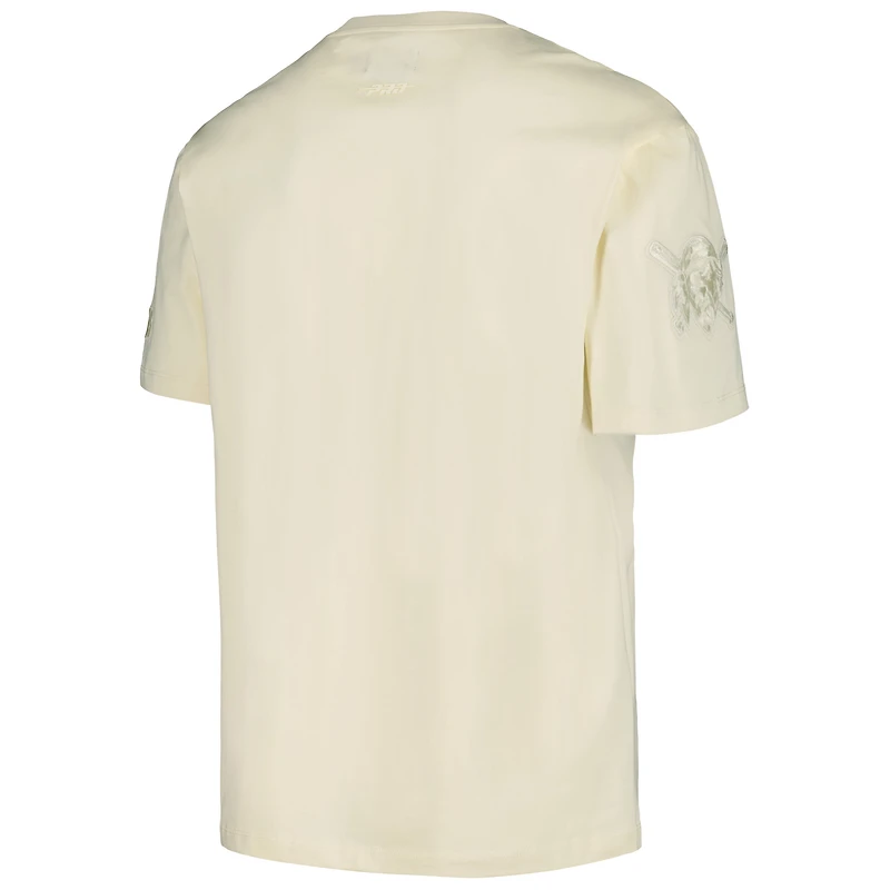T-shirt surdimensionné à épaules tombantes Pro Standard pour homme, couleur crème, des Pirates de Pittsburgh