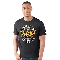 Men's Starter  Black Pittsburgh Pirates Prime Time Property Of T-Shirt