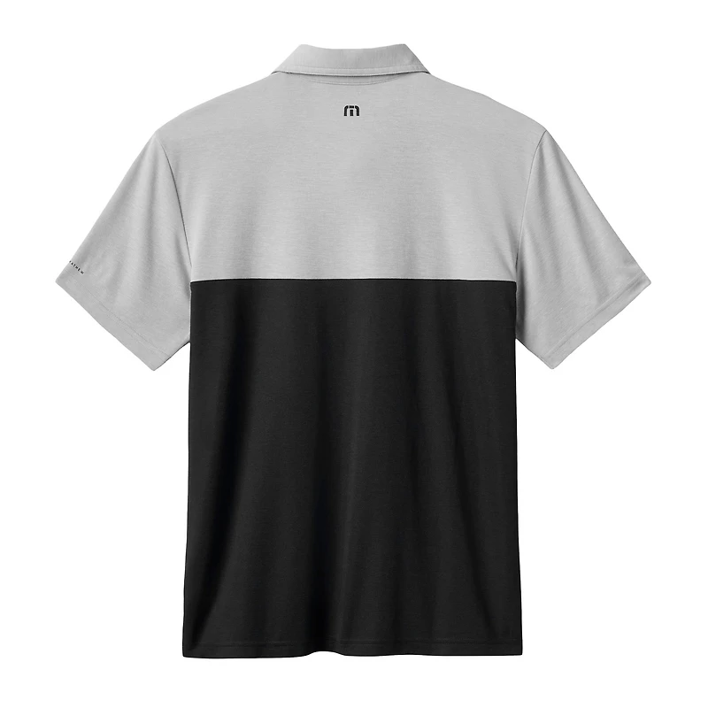 Polo tri-blend gris/noir TravisMathew des Pirates de Pittsburgh Home Run Leader pour homme