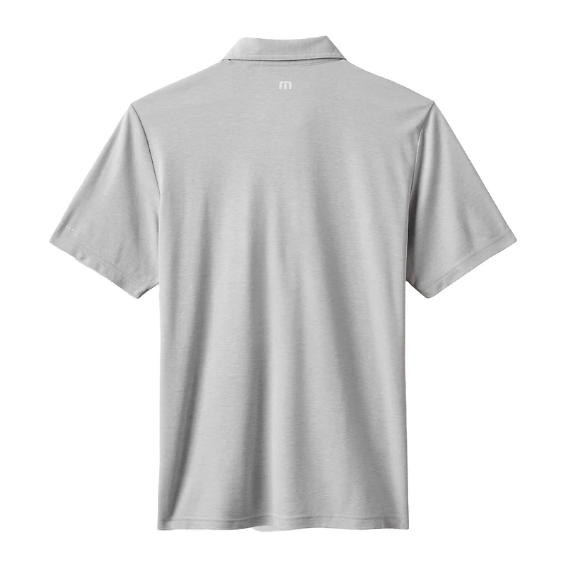 Polo tri-blend gris TravisMathew pour homme, motif éliminatoire des Pirates de Pittsburgh