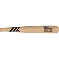 Batte cassée de Tan Marucci utilisée par Michael Taylor des Pirates de Pittsburgh contre les Tigers de Détroit le 9 avril 2024