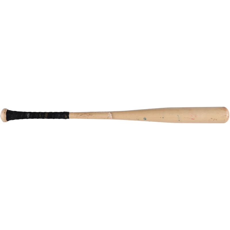 Batte cassée de Tan Marucci utilisée par Michael Taylor des Pirates de Pittsburgh contre les Tigers de Détroit le 9 avril 2024