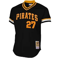 Mitchell & Ness Pittsburgh Pirates Kent Tekulve 1982 Cooperstown Collection Maillot d'entraînement authentique - Noir
